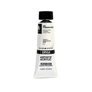 Daler-Rowney Titanium White Cryla Artists’ Acrylic 75 ml peittävä ammattitason Heavy Body -akryyliväri PW6