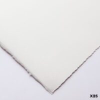 Somerset Textured White 300 g grafiikkapaperi 56 × 76 cm, valmistettu 100 % puuvillasta.