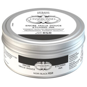 Charbonnel Black RSR 200ml Etching ink neutraali musta etching ink grafiikkaan