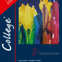Hahnemühle College Acrylicblock 350 g akryylimaalaukseen, hapoton ja paksu taidepaperi.