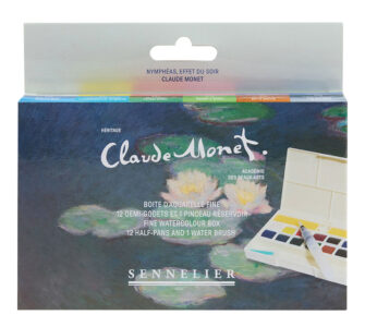 Sennelier La Petite Aquarelle Claude Monet 12 Half Pans akvarellisarja