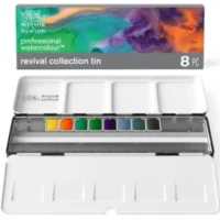 Winsor & Newton Revival Collection 8 Half Pan akvarellivärisetti.